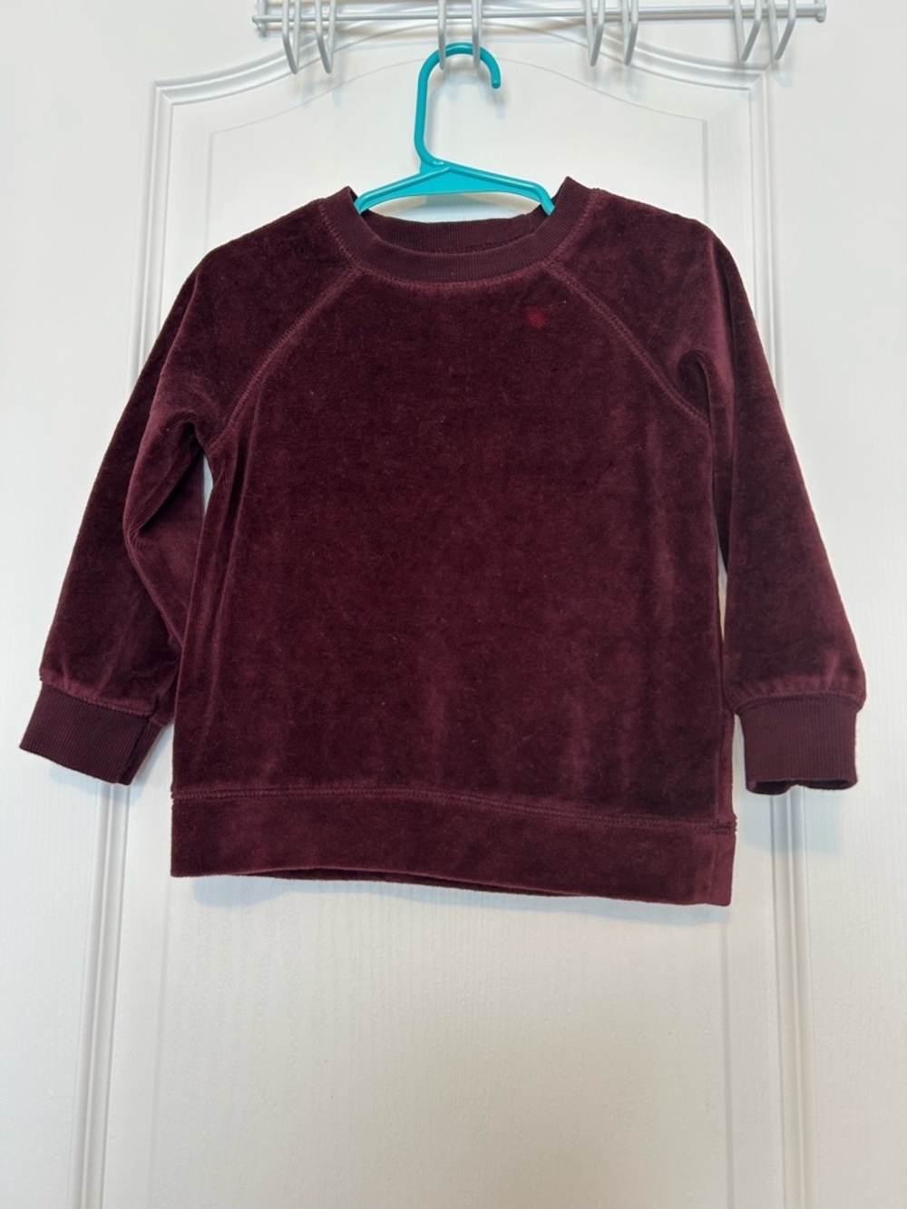 Old Navy Kids Plush Crewneck Sweatshirt - Burgundy